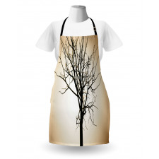 Barren Tree on Ombre Apron