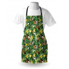 Pineapples Banana Coconut Apron