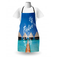 Positive Vibes Only Message Apron