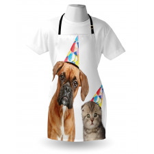 Funny Dog Scottish Cat Apron