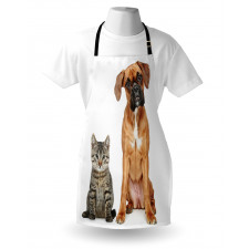 Cat Dog Animal Friends Apron