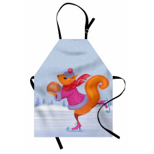 Skating Animal with a Nut Apron