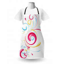 Ink Splattered Droplets Apron