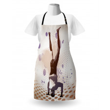 Pop Art Vintage Retro Style Apron