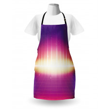 80s Retro Sci-Fi Background Apron