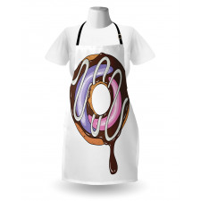 Doughnut American Food Theme Apron