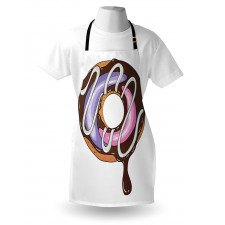 Doughnut American Food Theme Apron