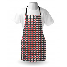 Grid Stripes and Squares Apron