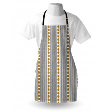 Circles Grunge Effect Apron