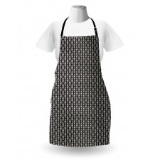 Geometric Striped Design Apron