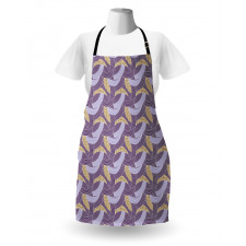 Crossed Curved Arc Design Apron