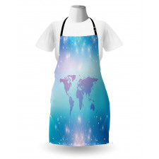 Bokeh Style Dots Wold Apron