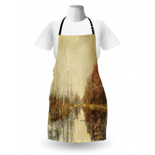 Colorful Fallen Leaves Apron