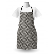 Interlacing Stripes Maze Apron