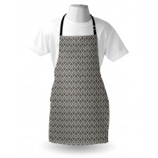 Geometric Grid Mesh Tiles Apron