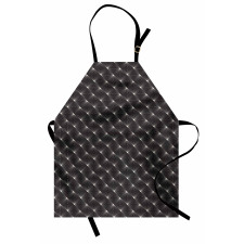 Thin Stripes Zig Zag Shapes Apron