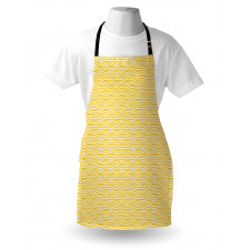 Hexagons Yellow Chevron Apron