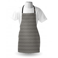 Stripes Diagonal Squares Apron