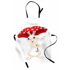 Little Animal with Umbrella Apron