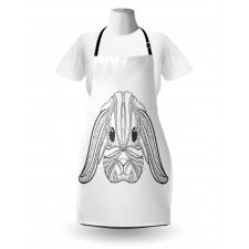 Boho Art Hare Apron