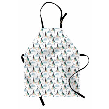 Winter Forest Christmas Snow Apron