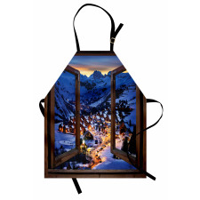 Winter Season Town Apron