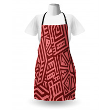 Angled Lines and Dots Apron