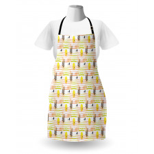 Horizontal Brush Stroke Apron