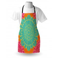 Blossoming Flower Pattern Apron