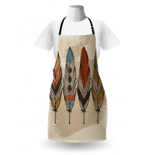 Hand Drawn Quills Native Apron