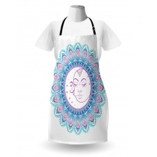 Colorful Mandala Sign Apron