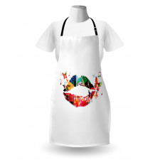 Butterfly and Music Note Apron