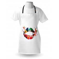 Butterfly and Music Note Apron