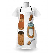 Food in a Jar Pattern Apron