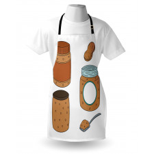 Food in a Jar Pattern Apron