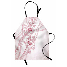 Wedding Theme Stripe Apron