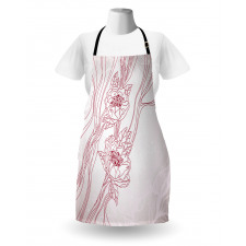 Wedding Theme Stripe Apron