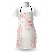 Oriental Foliage Apron