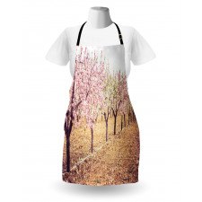 Pastel Idyllic Motif Apron