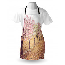 Pastel Idyllic Motif Apron