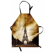 Gökyüzü Mutfak Önlüğü Eyfel Kulesi ve Paris