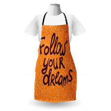 Warm Toned Motivation Design Apron