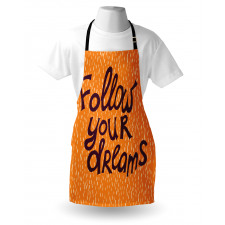 Warm Toned Motivation Design Apron