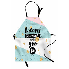 Words Abstract Hipster Retro Apron