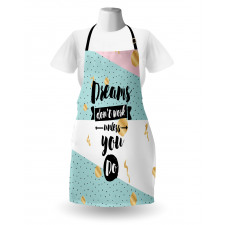 Words Abstract Hipster Retro Apron