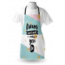 Words Abstract Hipster Retro Apron