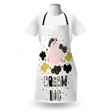 Unicorn in the Sky with Stars Apron