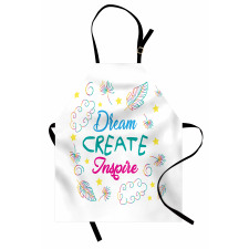 Dream Create Inspire Leaves Apron