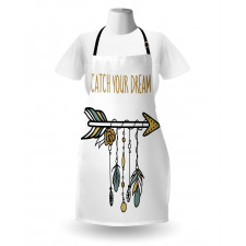 Tribal Arrow with Feathers Apron