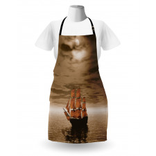 Lonely Ship Sailing Apron